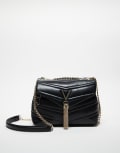 [Valentino Bags] Valentino Privilege quilted shoulder bag in black No Size BLACK