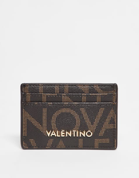 Valentino - Reginare - Portacarte marrone con monogramma - view 1