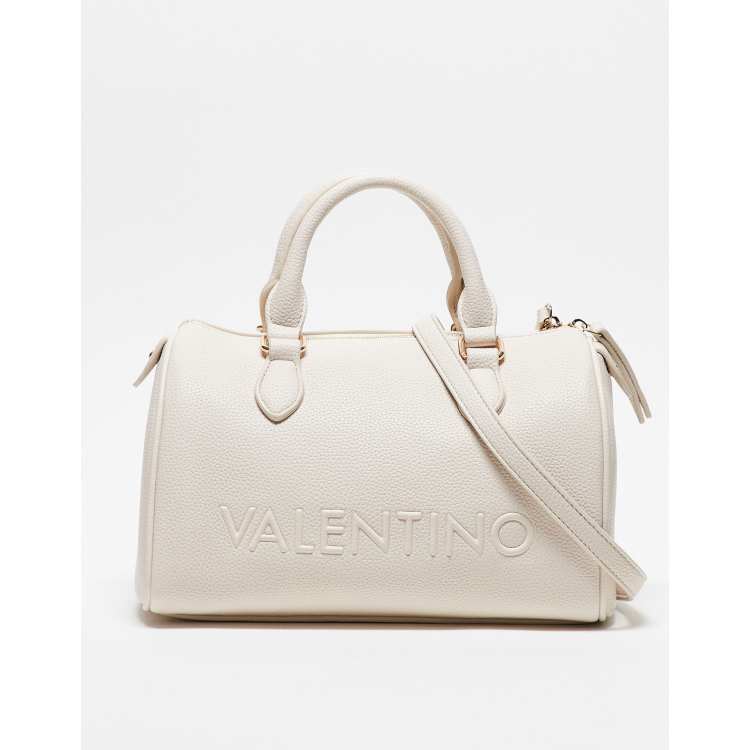 Valentino rised bowling bag with detachable crossbody strap