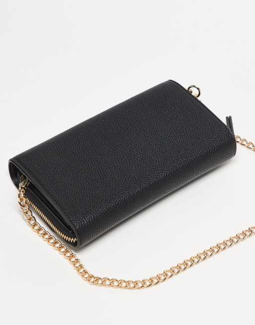 Valentino – Rised – Umhängetasche in Schwarz mit Tragekette und Geschenkbox, 3 von 3