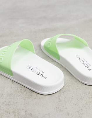 valentino slides green