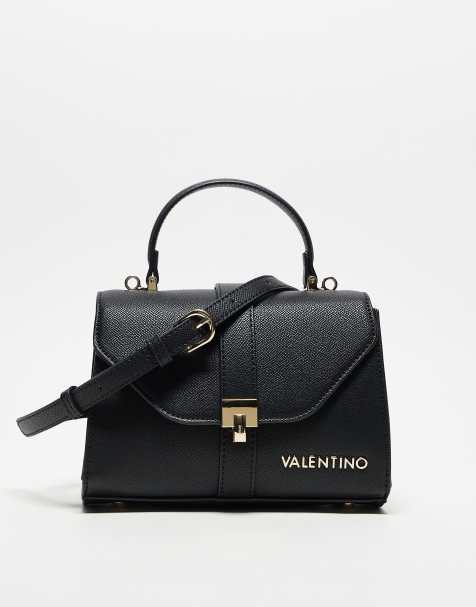 Valentino sobo buckle detail grab bag in black  - view 1