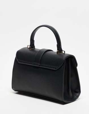 Valentino Sobo buckle detail grab bag in black 