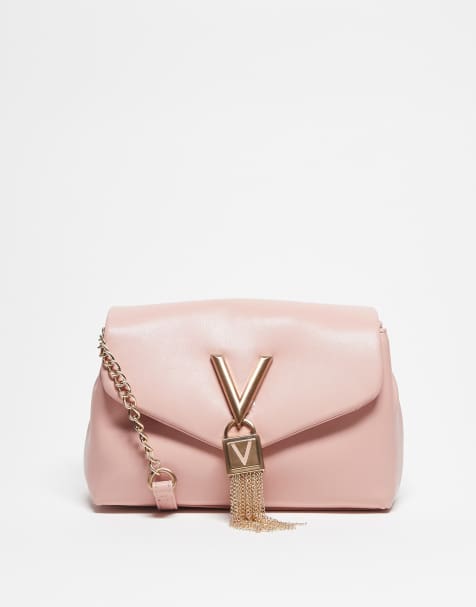 Valentino – Stella – Jasnoróżowa torebka crossbody z klapką - view 1