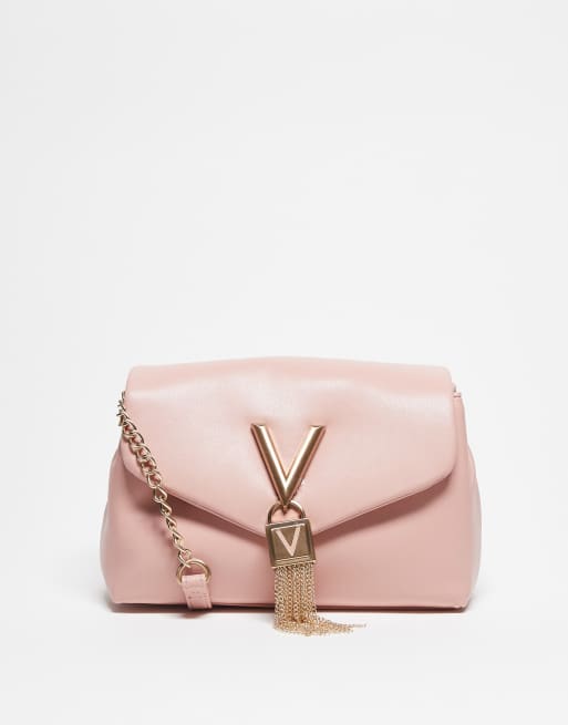 Valentino - Stella - Lyserøds crossbody-taske med flap 