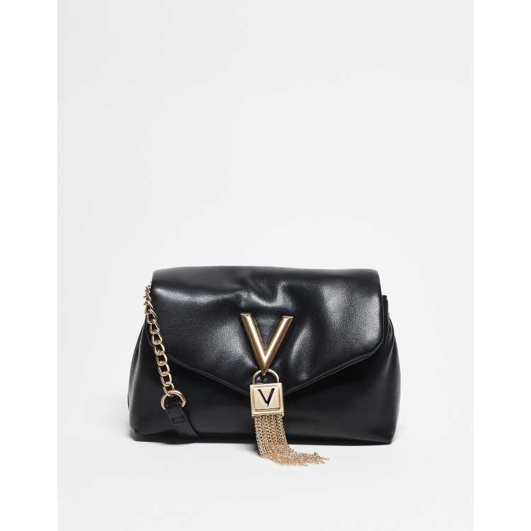 Valentino Stella pillow flapover crossbody bag in black ASOS