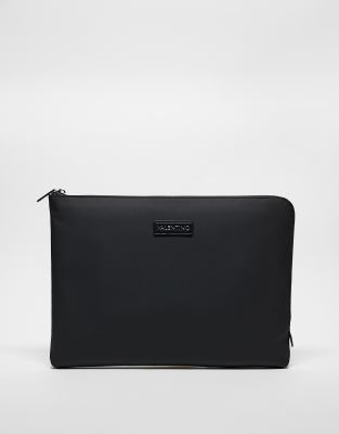 Valentino stellar laptop case in black