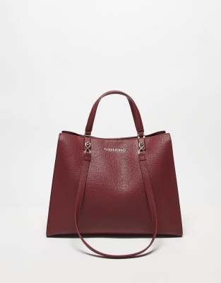 Valentino Bags Valentino stereo re shopper tote bag in burgundy-Red