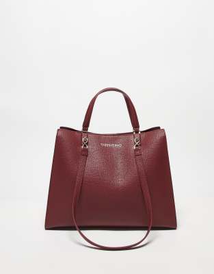 Valentino - Stereo RE - Shopper-Tragetasche in dunklem Rot