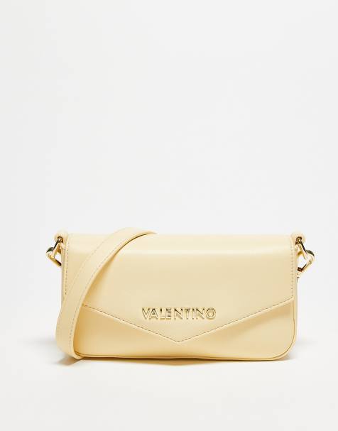 Valentino – Sunshine – Umhängetasche mit Kuvert-Design in Blassgelb - view 1