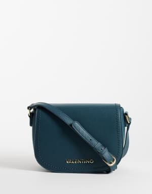 Valentino super saddle crossbody bag in deep teal