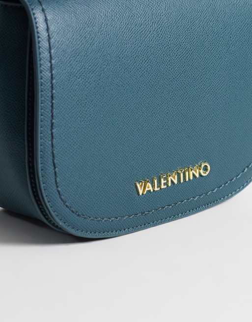 Valentino super saddle crossbody bag in deep teal, 3 of 4