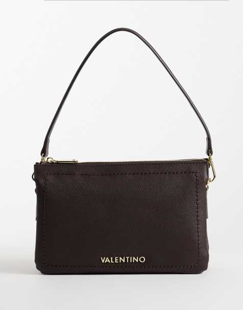 Valentino super shoulder bag in chocolate brown - view 1