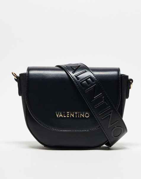 Valentino - Sylvia - Kleine crossbody tas met flap in zwart - view 1