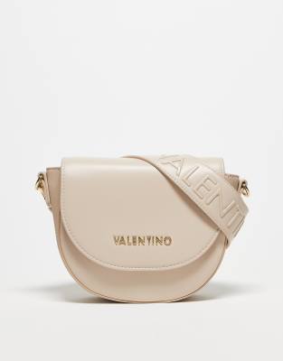 Valentino Bags Valentino sylvia small flap crossbody bag in cream-White