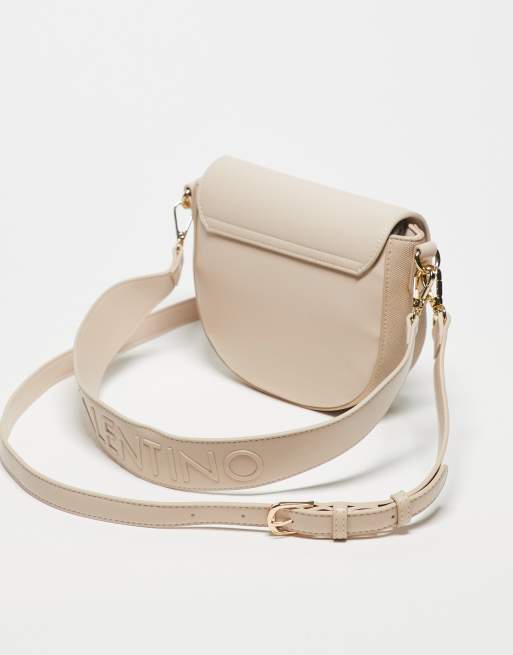 Valentino Sylvia small flap crossbody bag in cream, 3 of 3