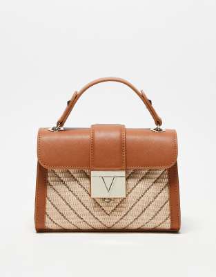  Valentino tribeca crossbody flap bag in tan