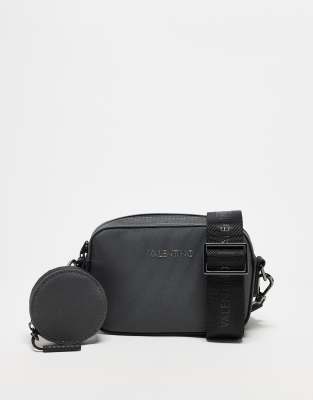 Valentino Bags Valentino tron crossbody bag with airpod case in grey