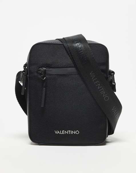 Valentino tron large crossbody bag in black - view 1