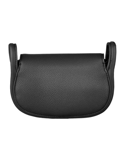 Valentino Vinile mini flap shoulder bag with crossbody strap in black, 2 of 4
