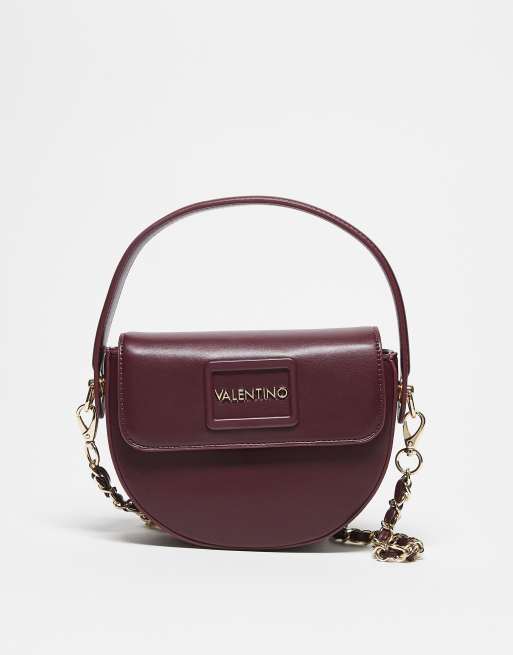 Valentino - Wannabe Re - Crossbody tas met hengsel aan de bovenkant in diep bordeauxrood
