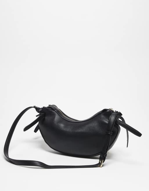 Valentino – Win Re – Czarna torebka na ramię z ozdobnym węzłem, 2 z 3