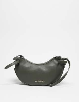 Valentino - Win Re - Schultertasche in Grün mit Knotendetail