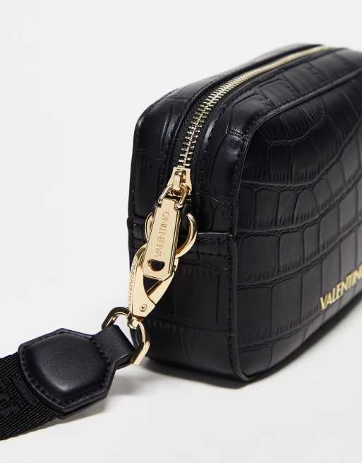 ショルダーバッグ・ポシェット Valentino Girls Windy Camera Bag Valentino windy camera bag in black croc | ASOS
