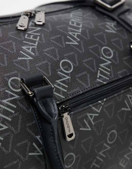 Valentino – Zefir – Beuteltasche in Schwarz mit Printmuster, 3 von 3