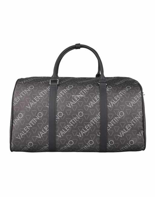 Valentino - Zefir - Sort duffelbag med gennemgående print