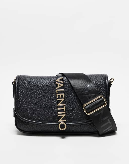 Valentino zeno croc crossbody bag with contrast logo in black ASOS