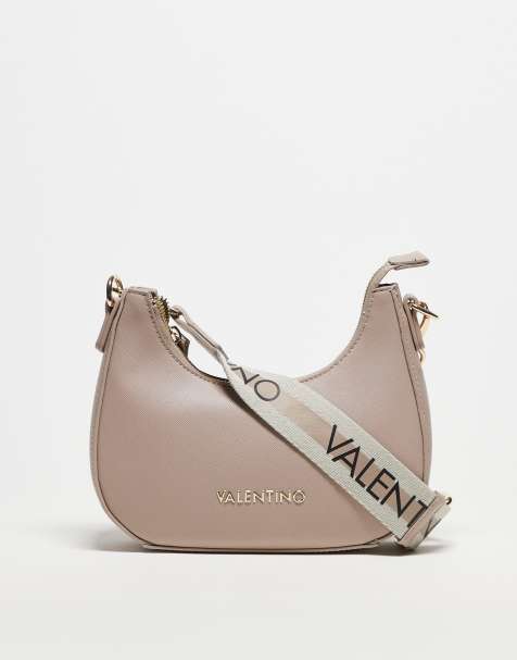 Valentino - Zero - Borsa da spalla color crema con tracolla - view 1
