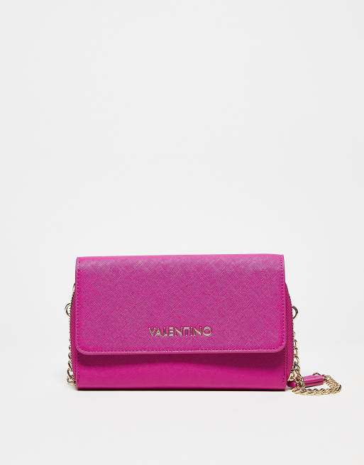 Valentino zero crossbody bag with chain strap in hot pink ASOS