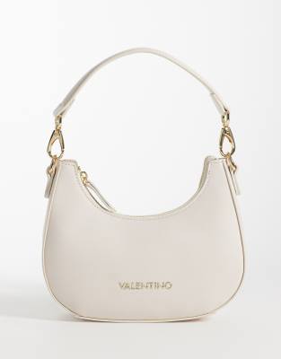 Valentino - Zero Re - Sac bandoulière demi-lune - Crème-Blanc
