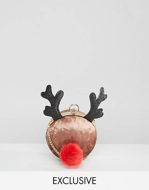 Valery Exclusive Christmas Reindeer Cross Body Bag