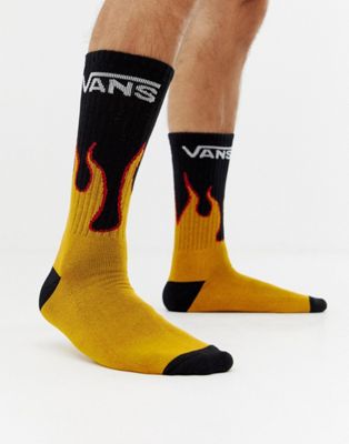 flame vans socks