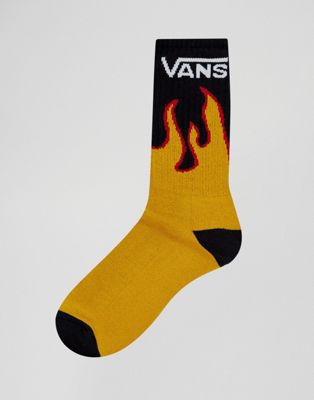 Vans 1 pack flame socks VN0A3HNLFLM1 | ASOS