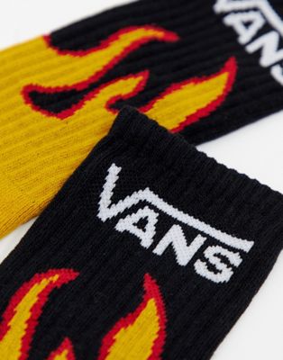 vans flame socks