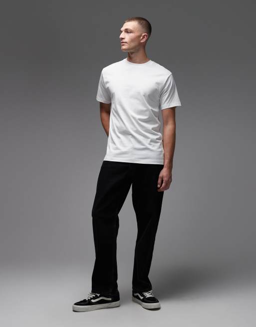 Vans 2-pack regular fit t-shirts in white, 2 of 5