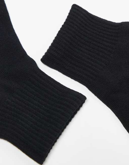Vans 3 pack classic ankle socks in black