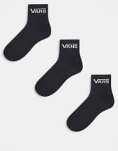 ASOS DESIGN 5 pack sneaker socks in off white