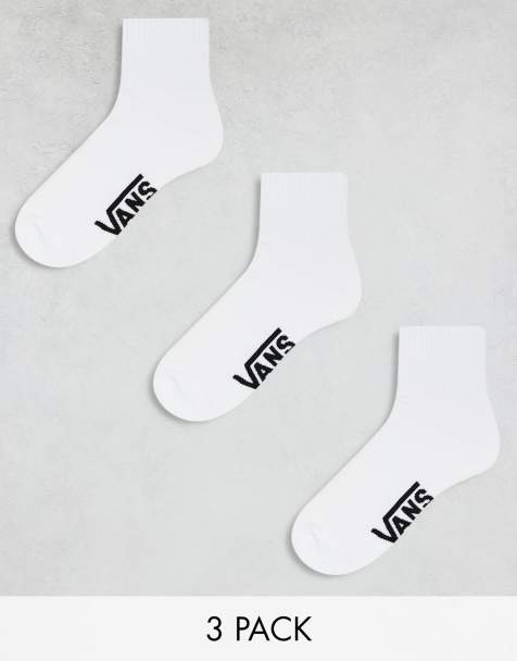 Vans – 3er-Pack klassische Knöchelsocken in Weiß - view 1