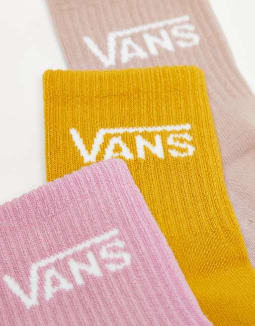 Vans – 3er-Pack klassische, kurze Sportsocken in verschiedenen Pastellfarben, 2 von 3