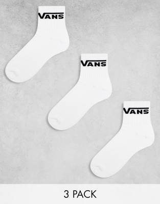 Vans - 3er-Pack klassische Socken in Weiß