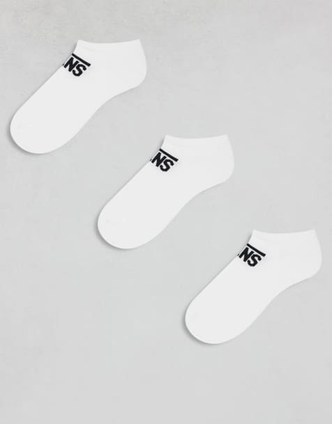 Vans – 3er-Pack Sneakersocken in Weiß - view 1