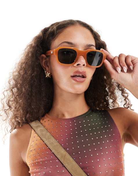 Vans 66 sunglasses in brown tan - view 1