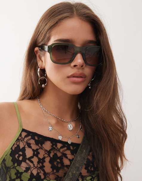 Vans 66 sunglasses in green - view 1