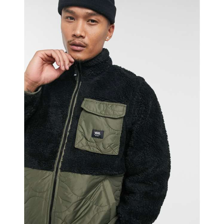 Vans 66 Supply Weber jacket in black green ASOS