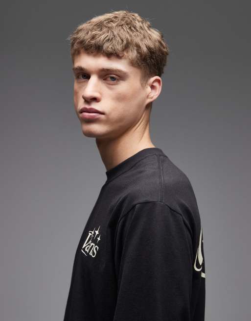 Vans Advanced Vee long sleeve back print t-shirt in black, 4 of 5