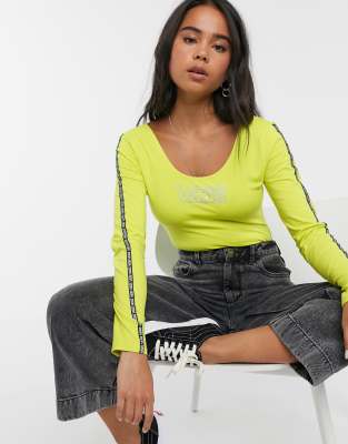green neon bodysuit
